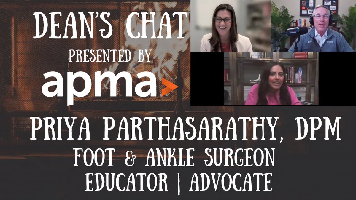 DeansChat's tweet photo. https://t.co/ltZptvnWzu

Dr. Parthasarathy is a board-certified podiatrist and foot & ankle surgeon based in Silver Spring, Maryland. Dr. Parthasarathy is a partner at Foot & Ankle Specialists of the Mid-Atlantic and serves as a national spokesperson for the American Podiatric Medical Association (APMA).