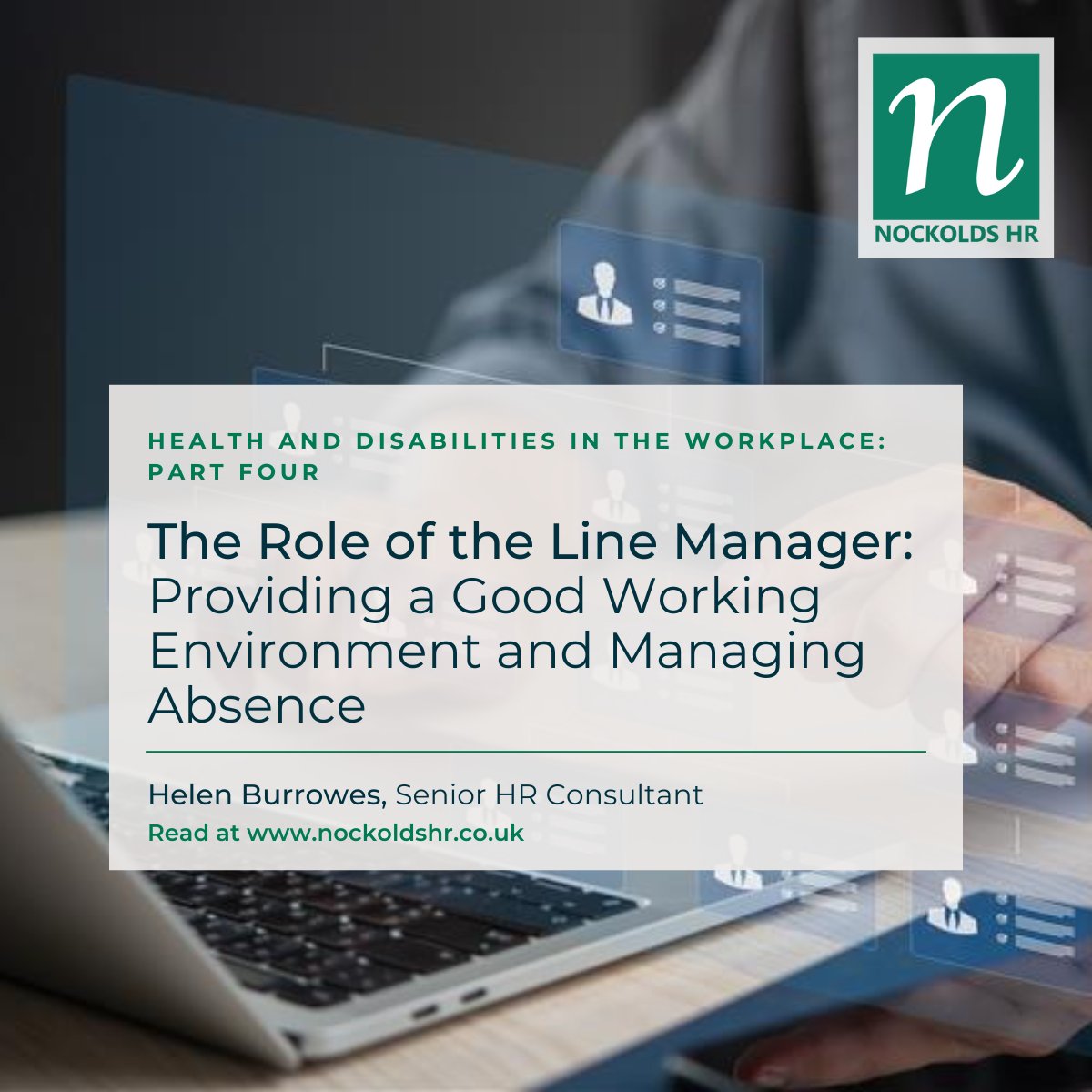 Line managers are the bridge between employees and the business. In Part Four of our “Health and Disabilities in the Workplace” series, Helen Burrowes explores how managers can create supportive environments and manage absence effectively at work: ow.ly/RVKX50Xl1lO