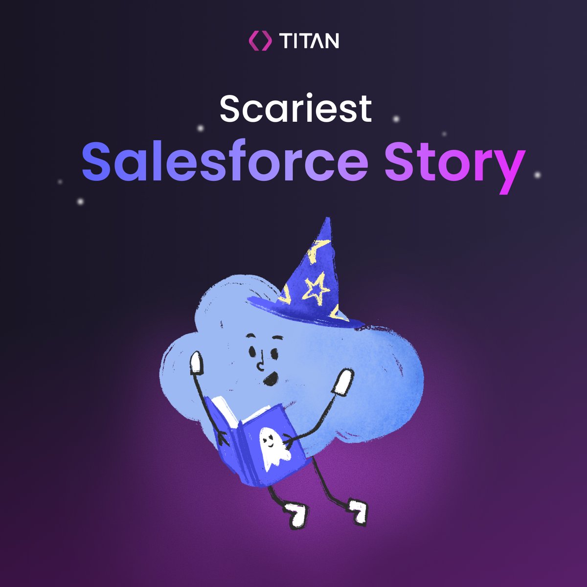 TitanDXP's tweet image. Happy Halloween, Trailblazers 👻
What’s the scariest Salesforce story you’ve faced? Here at Titan, we want to know.
Data loss, a bad merge, duplicates, or a broken flow?
Share below between trick or treating 🍬
#Halloween #Salesforce #SalesforceAdmin #CRM #DataQuality…