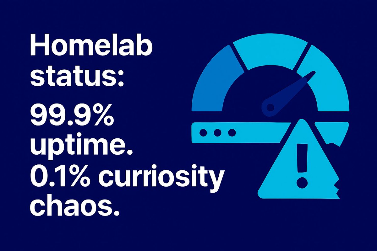 TechVibeAis's tweet image. 🚧 Homelab status: “99.9% uptime. 0.1% curiosity chaos.”
#HomeLab #asistechlab
