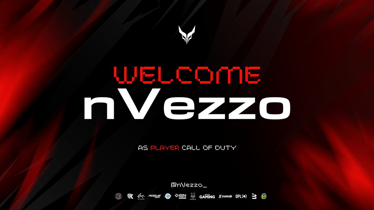 📢|𝗔𝗻𝗻𝗼𝗻𝗰𝗲

Nous avons le plaisir de vous présenter le nouveau joueur <a href="/nVezzo_/">nVezzo</a> de notre équipe Call of Duty qui remplacera ce membre sortant <a href="/trzaless_/">Aless</a>

Veuillez l'accueillir chaleureusement et faire du bruit pour lui souhaiter la bienvenue au sein des Devil Esport

🟥⬜️⬛️