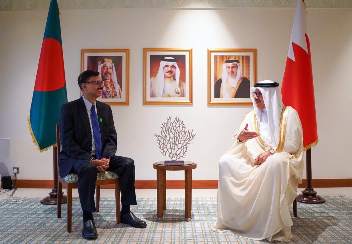 bahdiplomatic's tweet image. وزير الخارجية يلتقي مع وزير الخارجية في جمهورية بنغلاديش الشعبية 
 
bit.ly/3JvPd0m
