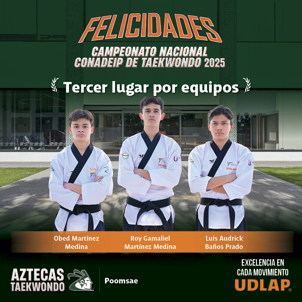aztecasudlap's tweet photo. #OrgulloAzteca 💚🧡
Nuestros equipos de Taekwondo Poomsae @UDLAP finalizaron como subcampeonas en la rama femenil y tercer lugar en la rama varonil en el Campeonato Nacional @CONADEIPmx . 🥋👏
Este fin de semana toca turno a los equipos de combate.
#FearTheGreen https://t.co/XKr45ltWrc