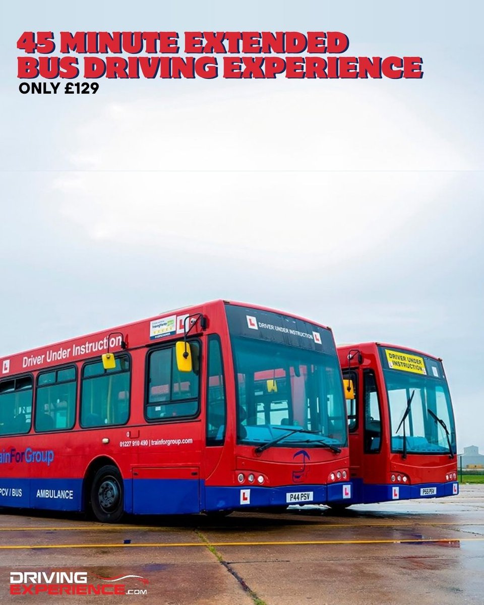 drivingexpdays's tweet image. Forty‑five minutes behind the wheel of a real bus.
Drive an Alexander‑Dennis Enviro 200, learn to reverse, then ride shotgun on the roads. £129.
👉 drivingexperience.com/experience/45-…
#BusDriving #DrivingExperience #Kent