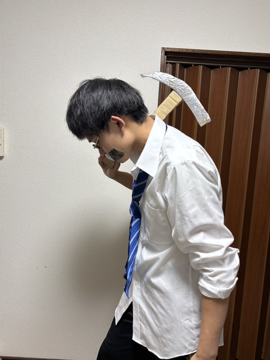 boku6220's tweet photo. 成功を逃した人

#地味ハロウィン
#地味ハロウィン2025 https://t.co/R4dxTrQoeG
