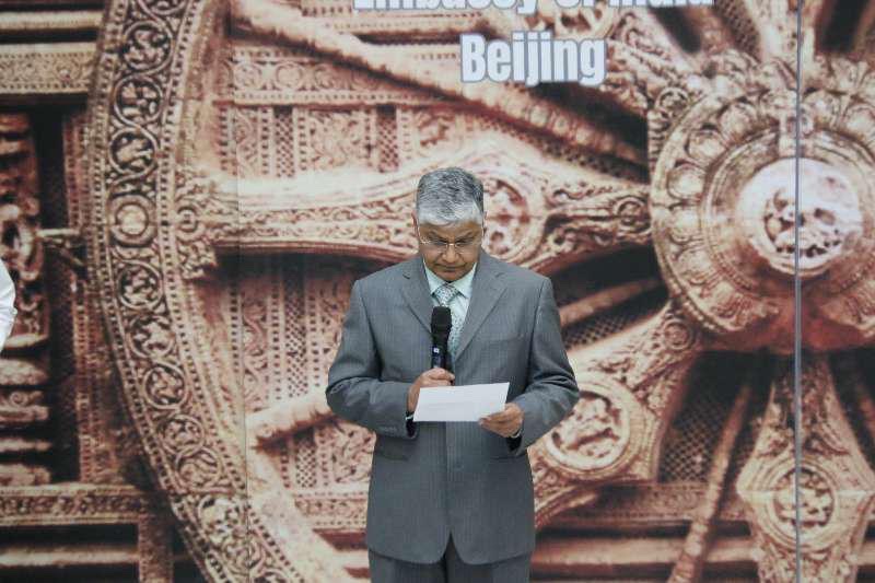 EOIBeijing's tweet image. Observing #RashtriyaEktaDiwas , marking 150th birth anniversary of #SardarVallabhbhaiPatel ,Ambassador administered &apos;Rashtriya Ekta Diwas&apos; Pledge to all India based Officers and Officials of the Mission. 
#UnityDay2025 #NationalUnityDay