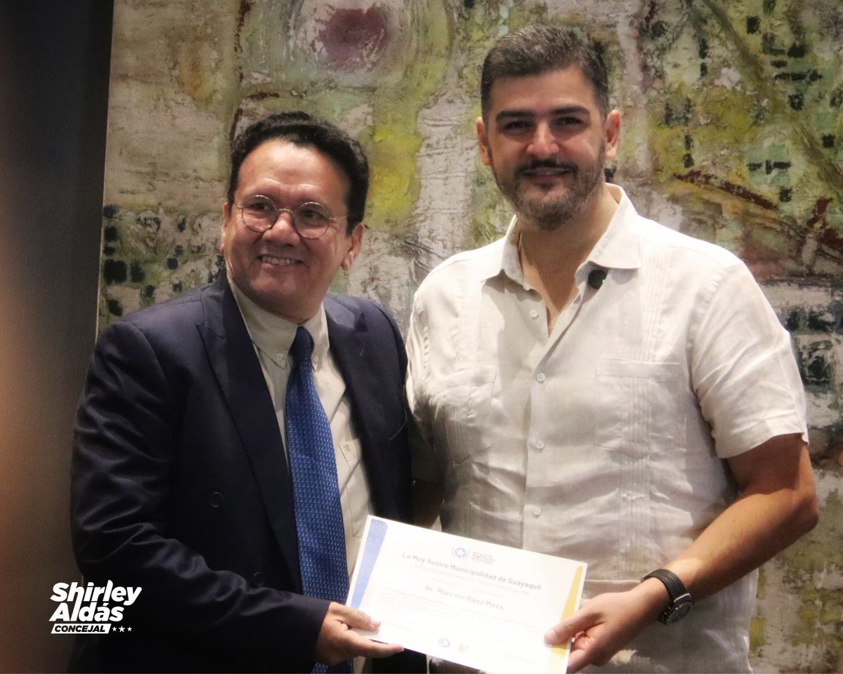 📚✨ Ayer celebramos el talento literario en el Premio “José Joaquín de Olmedo”, gracias a la gestión del alcalde <a href="/aquilesalvarez/">Aquiles Alvarez Henriques</a>, Iniciativas como esta fortalecen nuestra identidad y dan voz a la cultura de Guayaquil.

¡Felicidades a los ganadores! #GuayaquilCultura