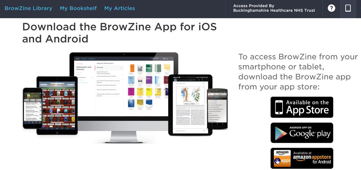 bucksnhslibrary's tweet image. 📚 Explore our library journals anytime, anywhere with BrowZine!
Browse, read, and stay current with your favourite journals—all in one easy app!
Start exploring today:
browzine.com/libraries/2714…
#BHTLibrary #BrowZine #EResourceoftheMonth