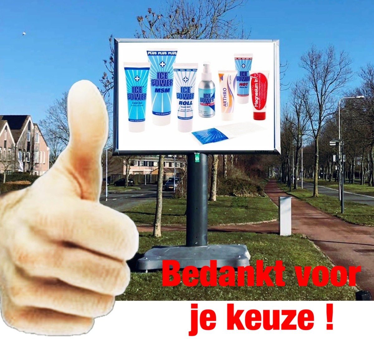 Kiezer: BEDANKT!
Wederom de grootste!
Als dank tm as maandag 3 november via icepower.nl/winkel/webwink… 20% korting op gehele assortiment IcePower en KTtape door gebruik te maken kortingscode  dank25    . 
Succes &amp; dank !