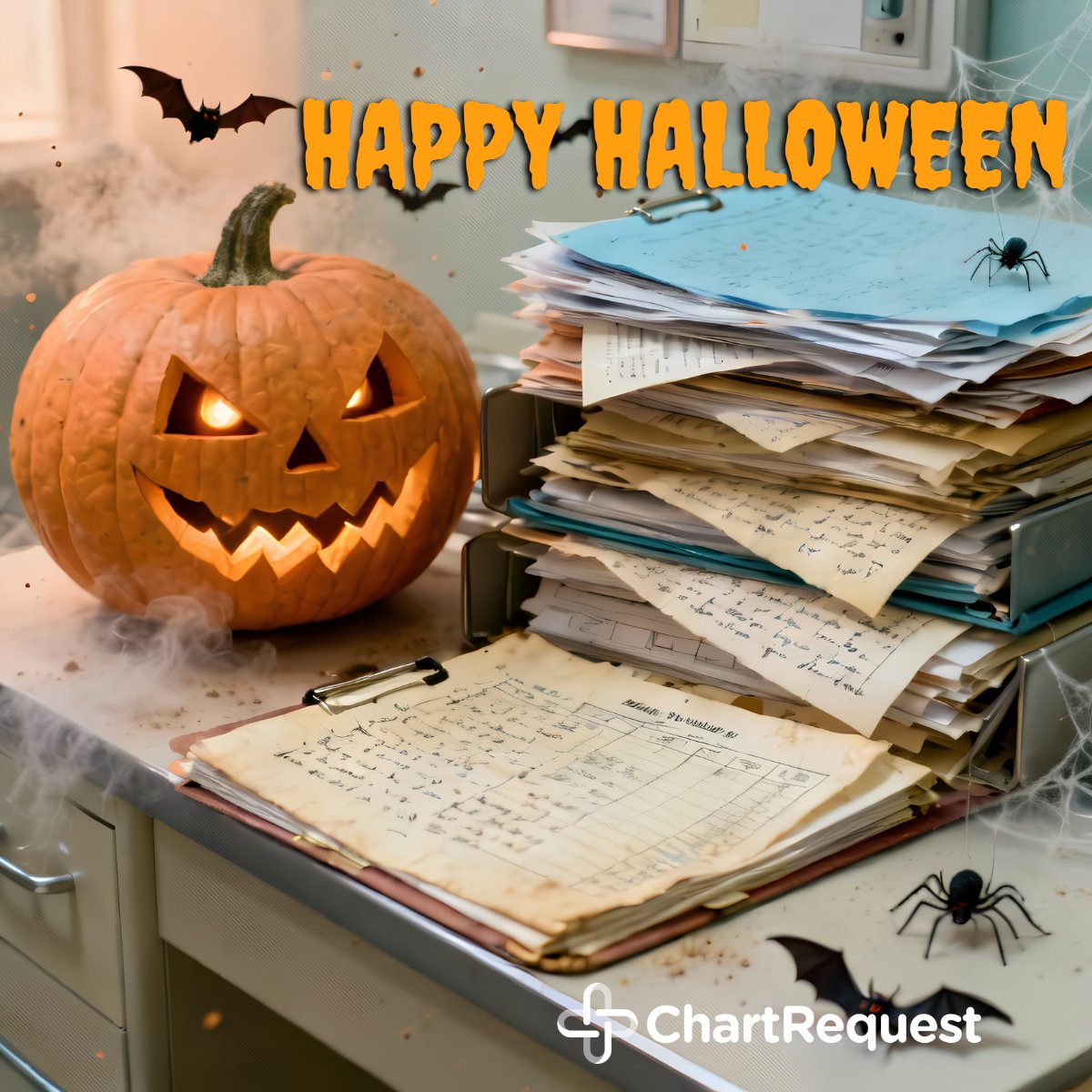 Nightmares belong in movies, not your inbox. 🎃 

There are plenty of scary things, but medical records requests should not be one of them. Learn how we help at hubs.li/Q03R07kp0

Happy Halloween!

#Halloween #HIM #HealthIT #MedicalRecords #Interoperability #Compliance #ROI