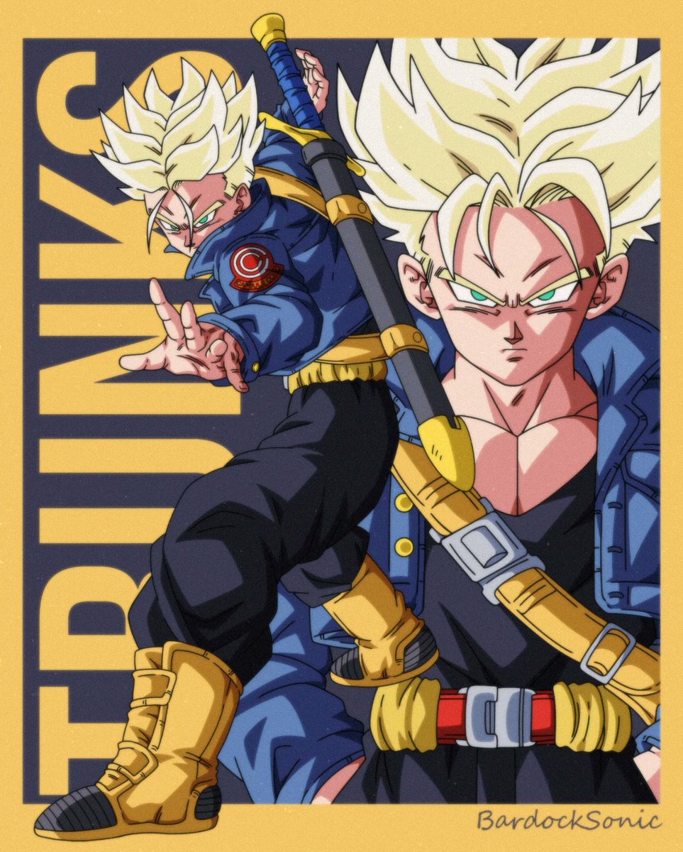 BardockSonic's tweet image. Diseño para camiseta
-----
𝘾𝙊𝙈𝙈𝙄𝙎𝙎𝙄𝙊𝙉𝙎 𝙊𝙋𝙀𝙉 
-----
#Trunks #Ugh 
#DragonBallZ #SuperSaiyan #DragonBall #DragonBallSuper #CommissionsOpen