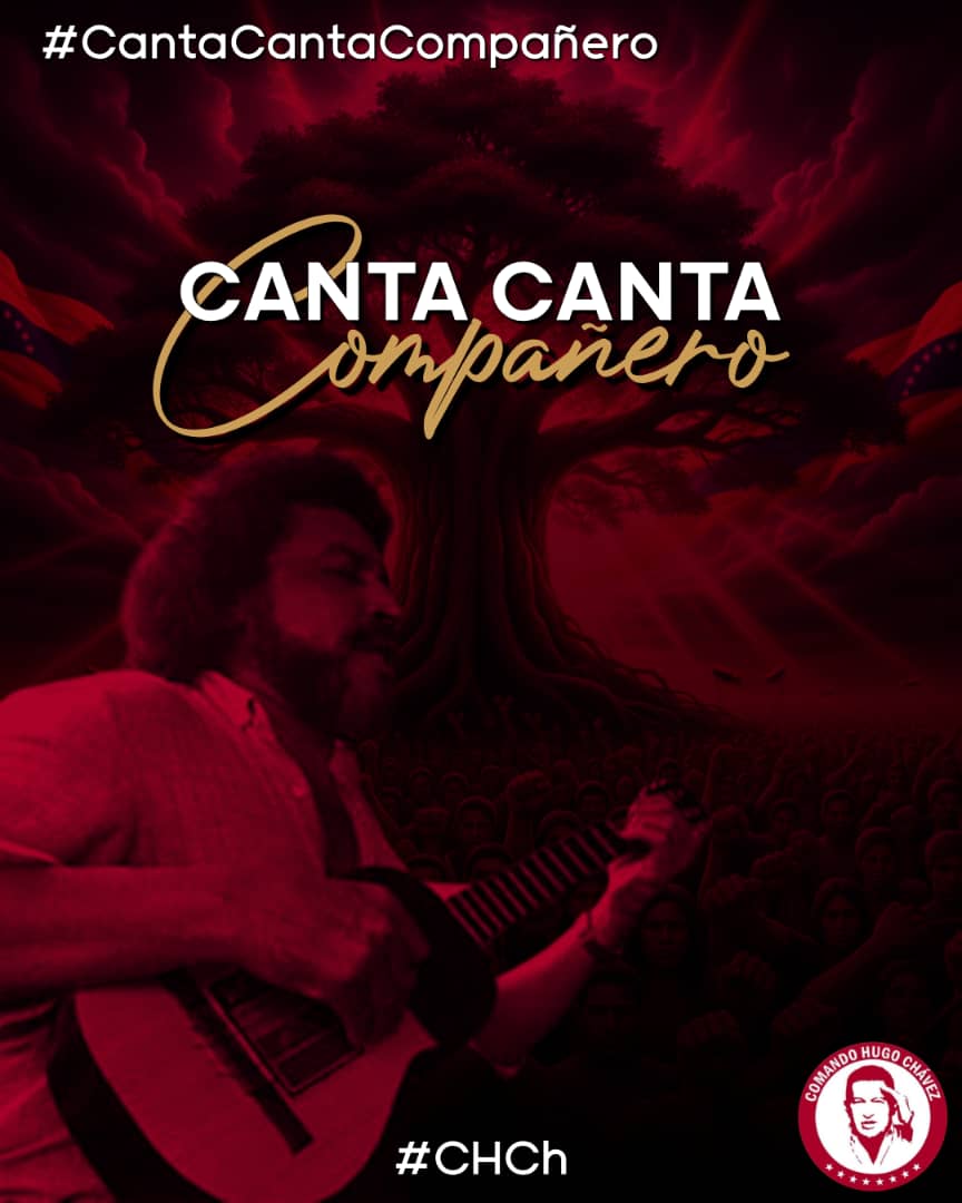 🌺 Su guitarra fue compañera de las luchas del pueblo.
Cada cuerda vibró con el amor a la patria y la resistencia al poder.
Hoy su voz vuelve a florecer.
#CantaCantaCompañero