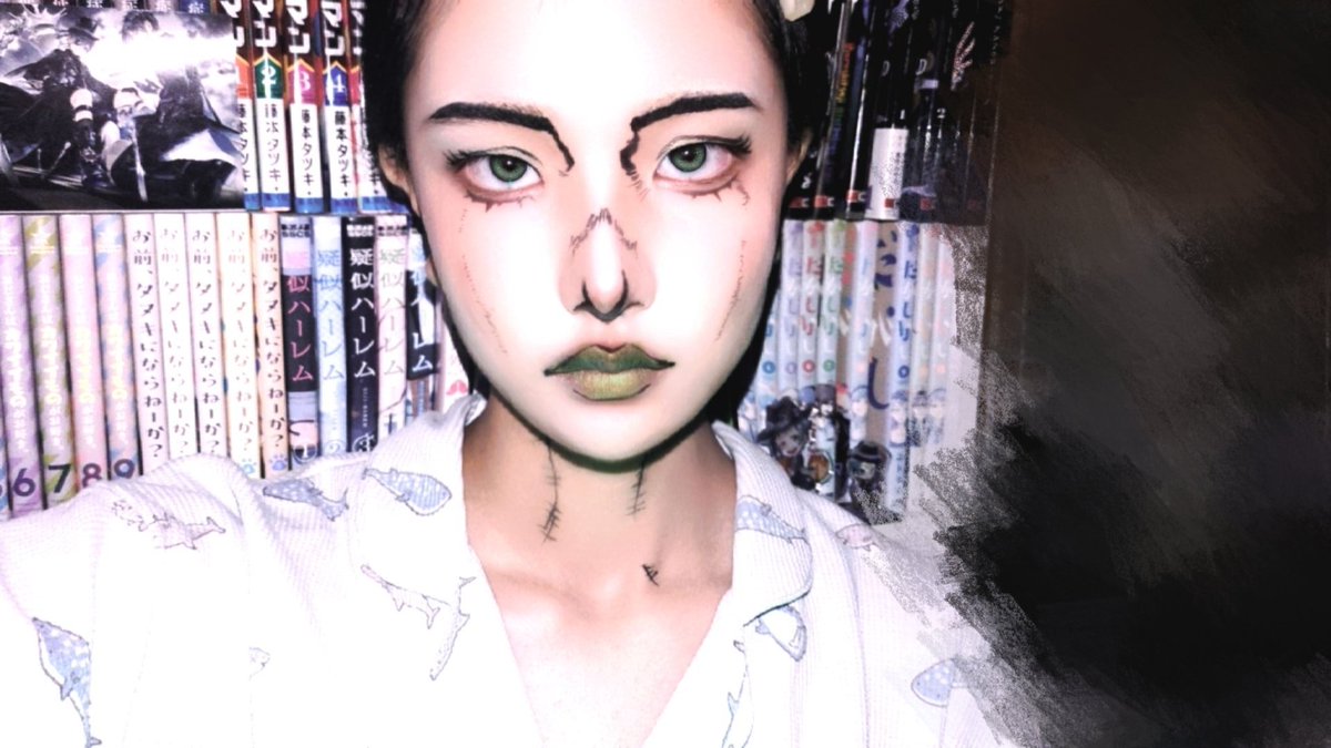 qna5VMSlxL45095's tweet image. 【Happy Halloween🎃(make)】
※あげ直したら日付変わった