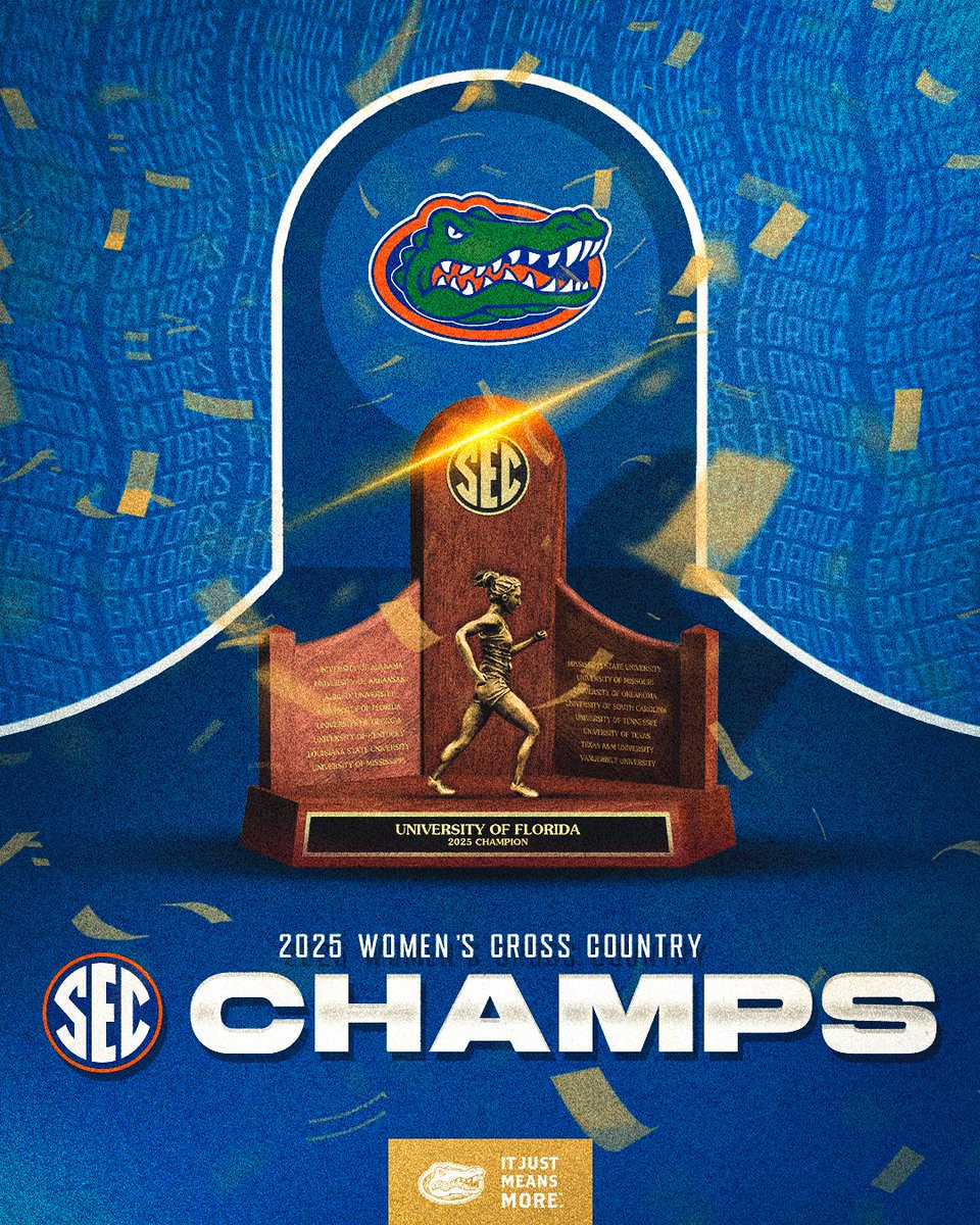 🏃 2025 SEC WOMEN'S CROSS COUNTRY CHAMPIONS

🏆 <a href="/GatorsTF/">Gators Track and Field & Cross Country</a> 

#SECXC x #SECChampionship