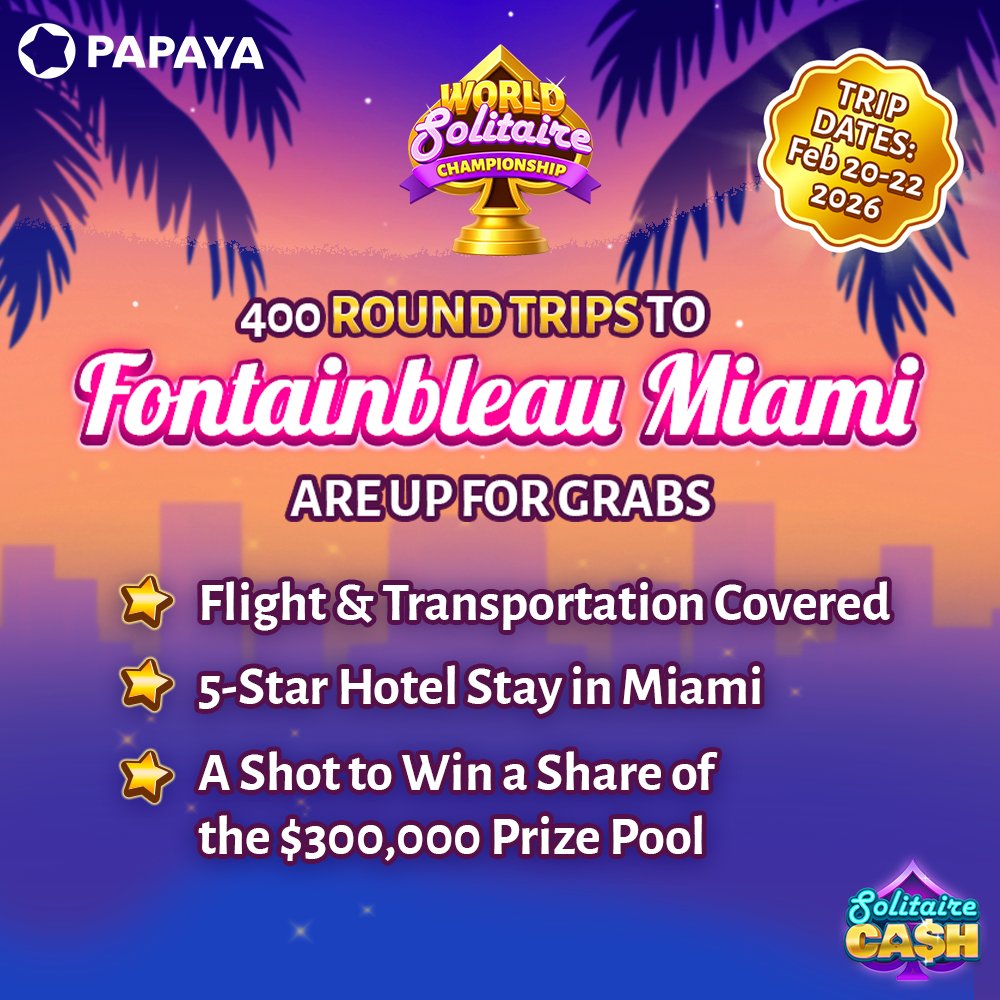 Solitaire Cash tweet media