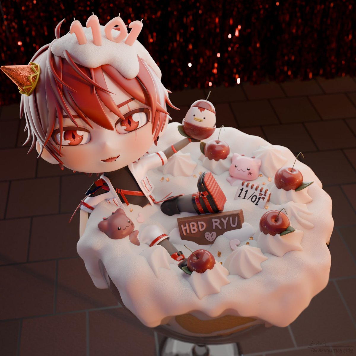 egg_ness04's tweet photo. #겨울도_녹일_붉은_용맹의_생일
#HAPPY_AKARYU_DAY
#Ryu_Art https://t.co/QreyRvRx34