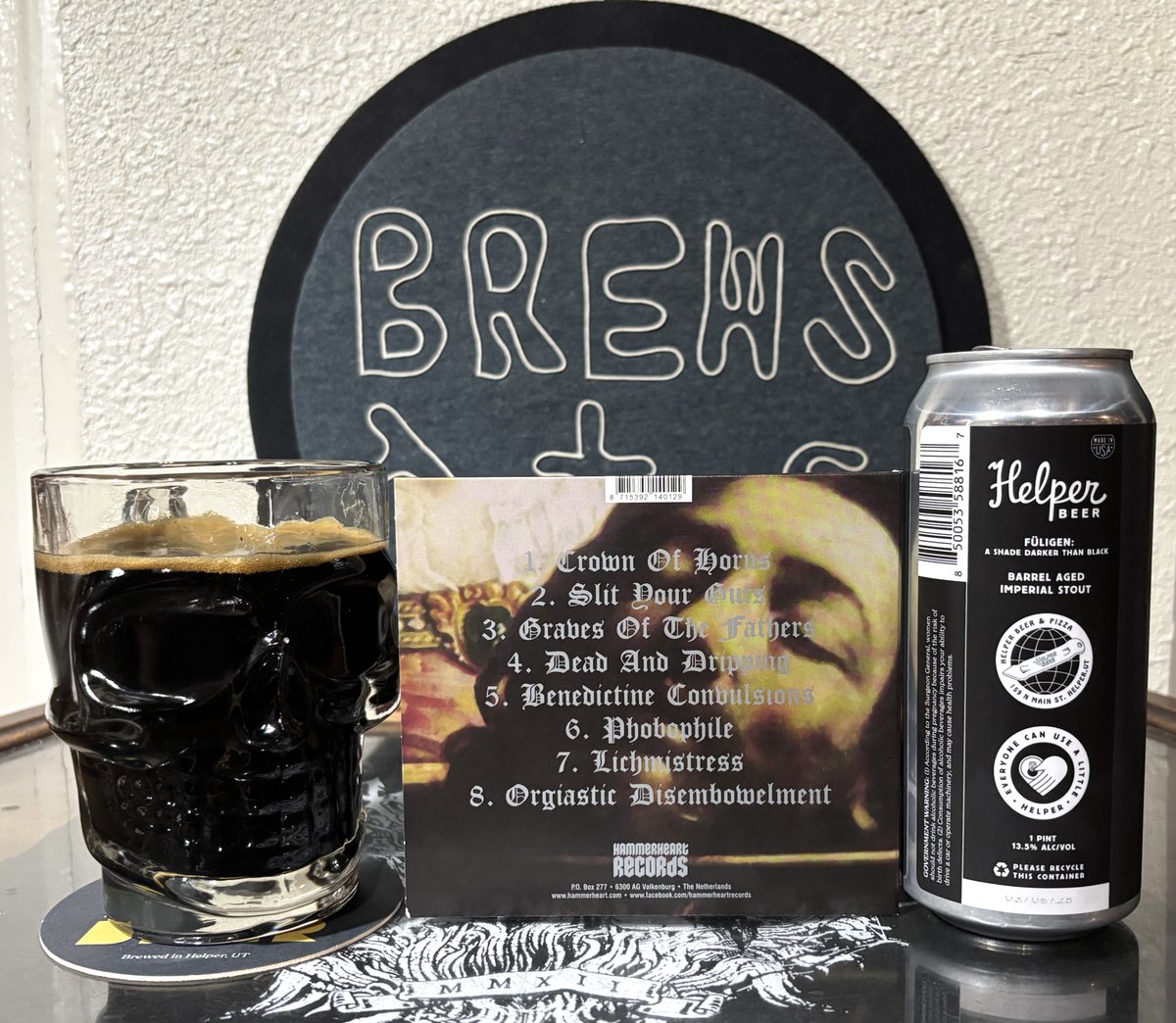 #Cryoptopsy "None So Vile" &amp; <a href="/HelperBeer/">Helper Beer</a> Füligen   brewsandtunes.blogspot.com/2025/10/octobe…