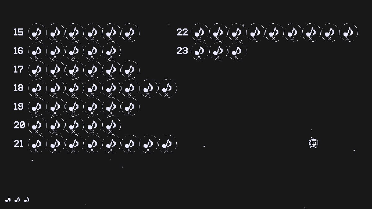 shredder_ggl's tweet image. #MotionRec とても良かった。
試行錯誤しながらゴールに向けて移動しているだけで楽しい。
想像以上にボリュームがあって、自分は音符のコンプリートまで約10時間かかったけど、得意な人ならもっと早くいけそう。