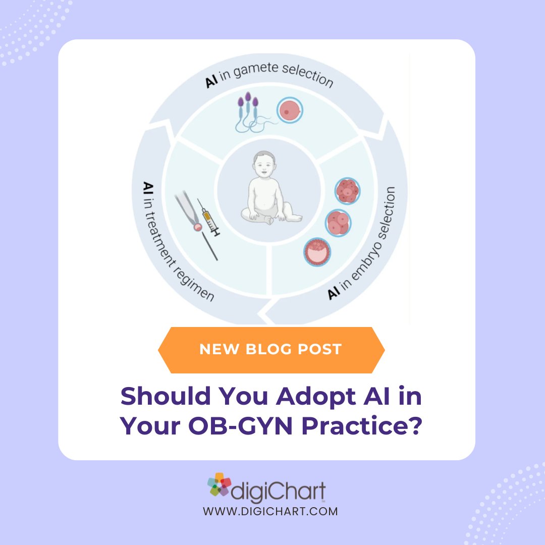 digichart's tweet image. AI is transforming fertility care — from gamete selection to embryo evaluation leading to improved IVF results and better outcomes for patients. 👶

👉 Read our latest blog: Should You Adopt AI in Your OB-GYN Practice?

#OBGYN #AIHealthcare #IVF #FertilityInnovation