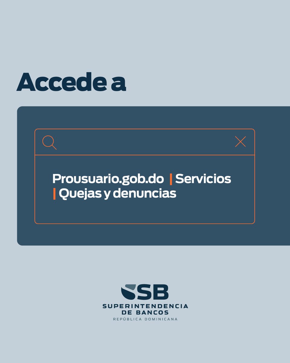 📫Uno de nuestros #BuzonesSB está diseñado específicamente para quejas y denuncias relacionadas con entidades supervisadas. 

A través de nuestra división <a href="/ProUsuarioRD/">ProUsuario RD</a> puedes dar a conocer tu caso y ayudar a mejorar el sistema financiero nacional. 

#BuzonesSB #LaSúperTeEscucha