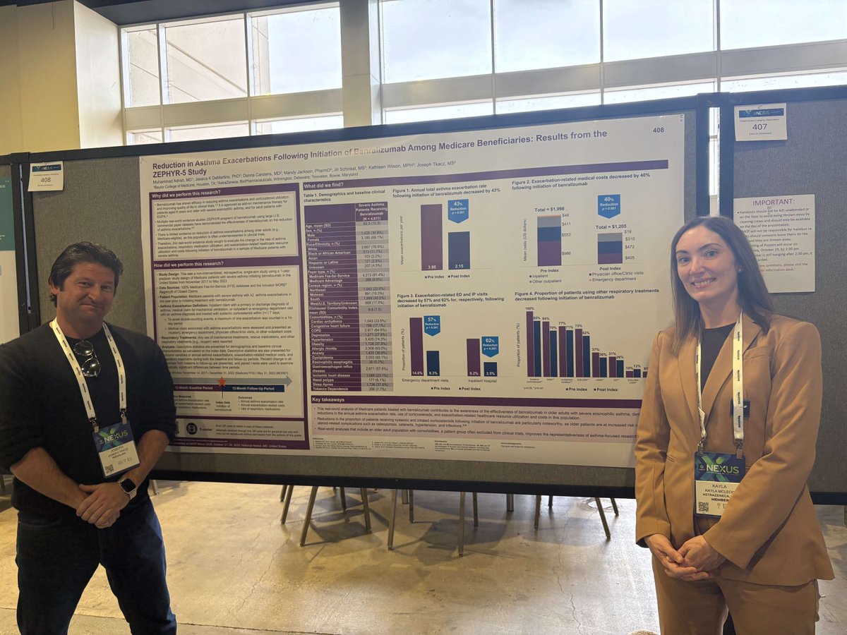 Congrats to our Insights team! At #AMCPNexus, they earned Gold in the 
#RealWorldEvidence category for their study: “Trends in Opioid Use Disorder Diagnoses, Hospitalizations &amp; Receipt of Treatment in the U.S., 2021–2024.” inovalon.com/resource/trend…