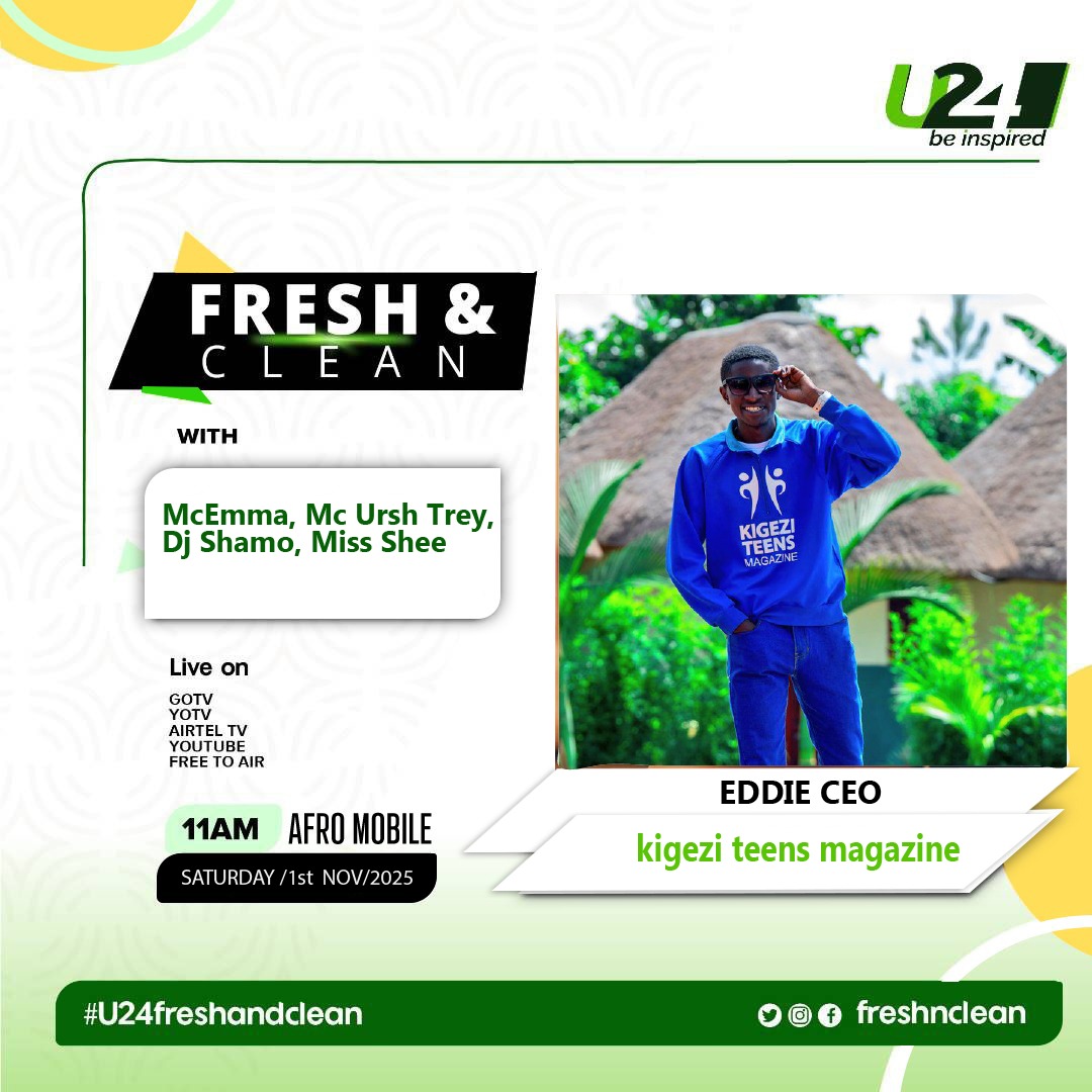 Kigeziteensmg's tweet photo. Tomorrow, CEO Kigezi Teens will be live on U24TV/UBC discussing more about the teens event happening this year at White Horse inn-Kabale.
Tune in to know more about Kigezi Teens Magazine ๐บ๐ฌ
#foryoupage
#BINGWA
#life
@top fans https://t.co/s40b3zdh5W