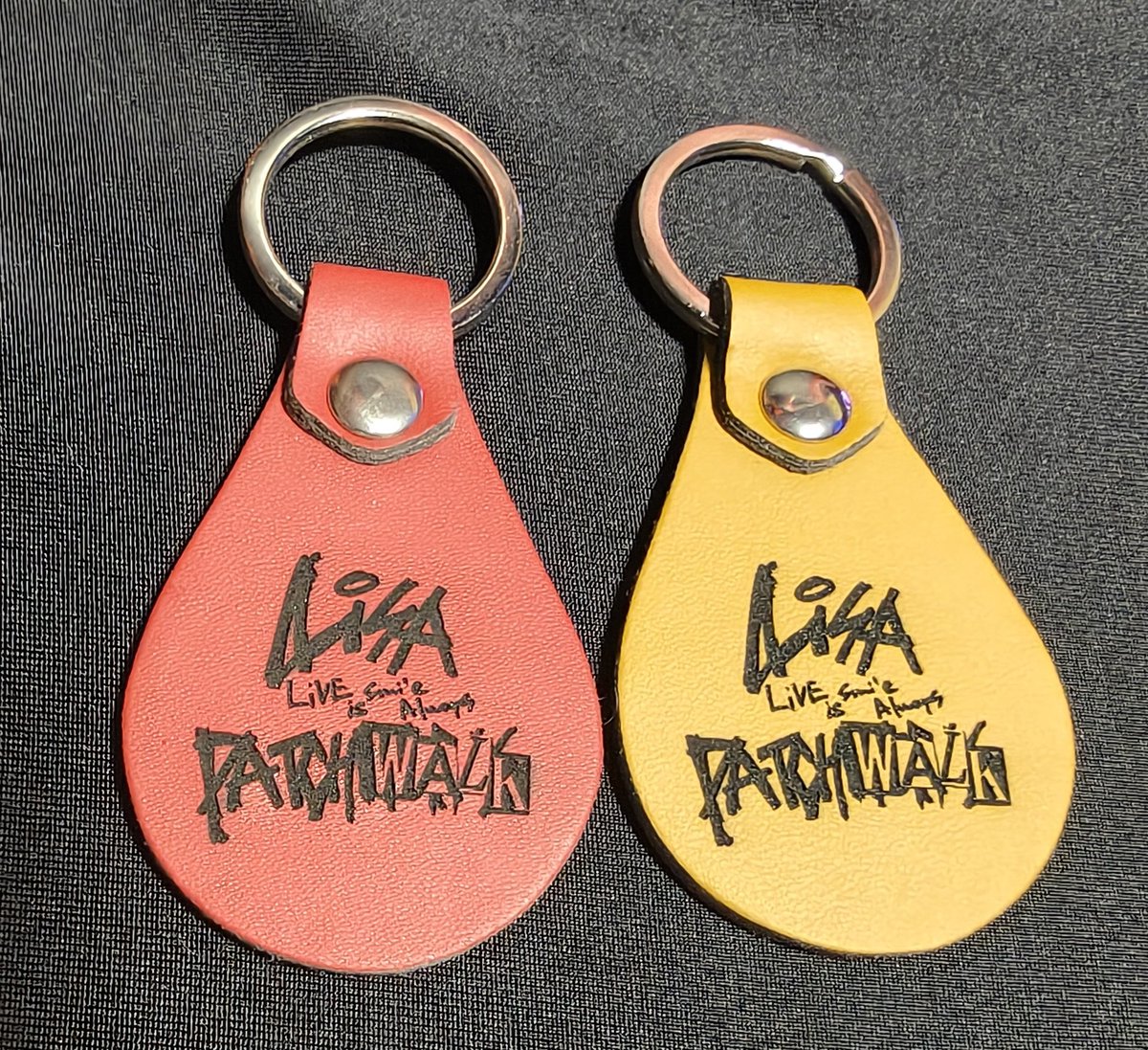 LiSA PATCH WALK キーホルダー リサラボっ。