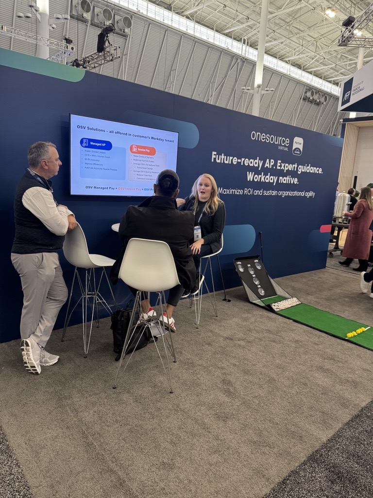 OneSourceV's tweet image. What a week connecting at AFP 2025, Gartner HR Symposium &amp;amp; ICMA! Loved Collin Quinn&apos;s session on workforce empowerment. Thanks to all who joined—your insights on engagement were inspiring!