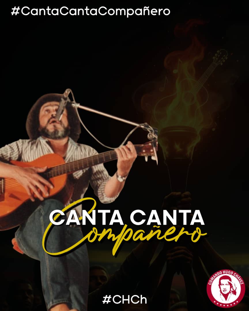 El legado de Alí Primera continúa con nosotros.

#CantaCantaCompañero