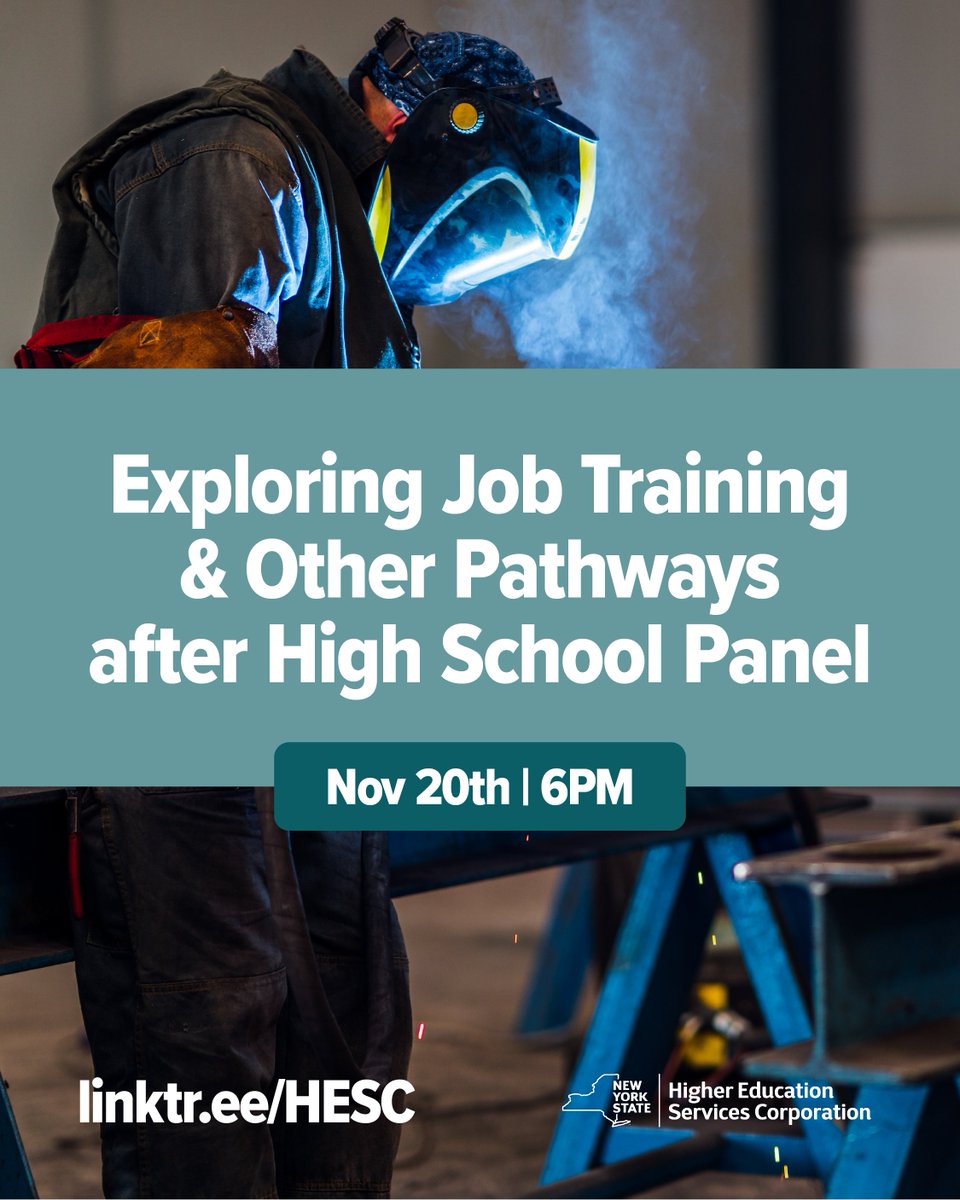 Next week!

Get help exploring the different options you have after high school. Join us November 20th as our Panelists walk you through these options and help you develop a plan of attack.

Join: linktr.ee/HESC