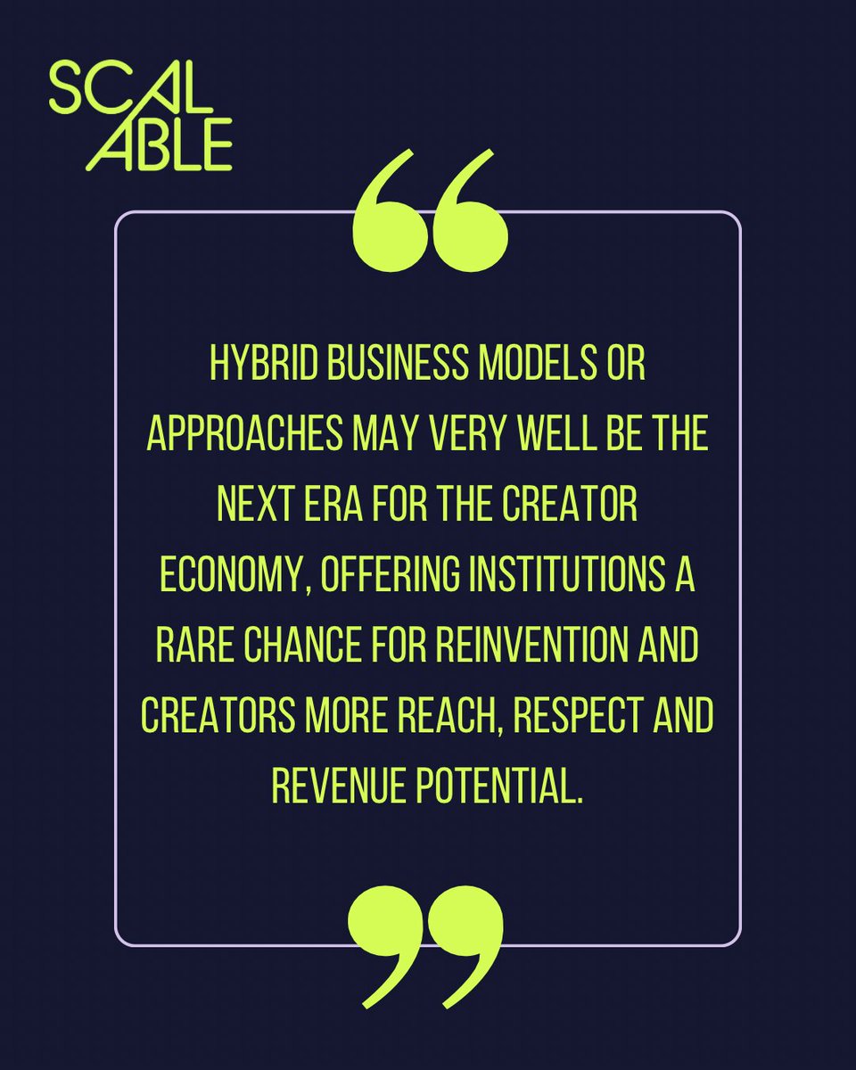 ScalablePod's tweet image. The line between creators and traditional media companies? Blurring fast.

In our 1st newsletter, we discuss how creators are teaming up with legacy media to launch shows, podcasts, and columns.

Subscribe for free at scalablepod.co.

@beehiiv @kyurieff @jasmineaenberg
