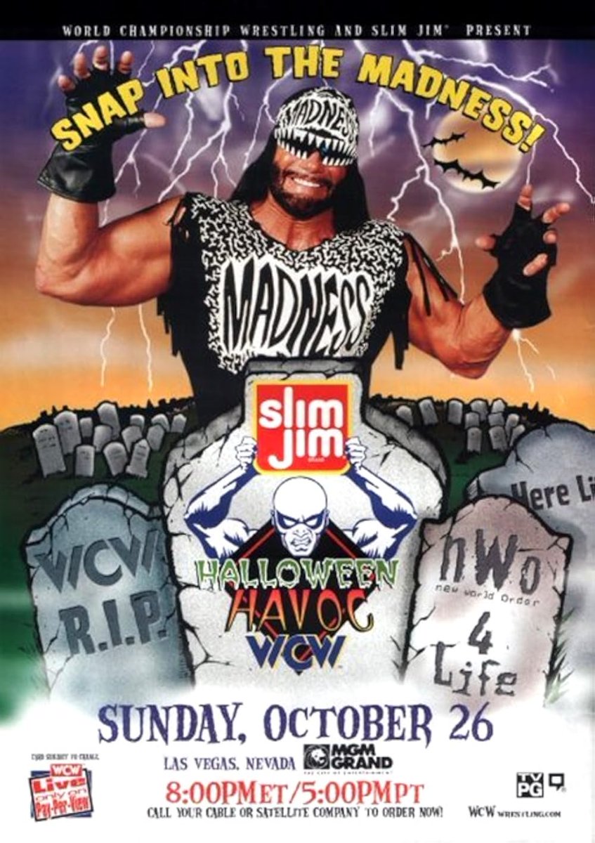 #HappyHalloween 
Halloween always reminds me of #WCW #HalloweenHavoc 
My favorite WCW PPV 
What is your favorite Halloween Havoc? Favorite Match? Moment? 
Share with us today &amp; enjoy the day #ShiningWizards #WrestlingPodcast