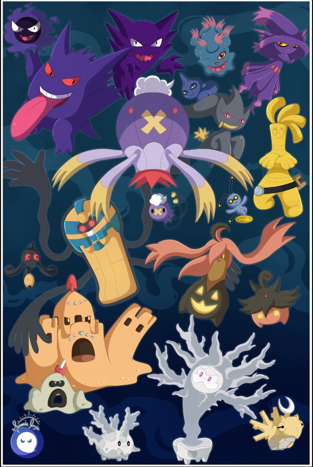 Happy Halloween! Featuring my favorite ghost type Pokémon across the generations! 🎃
#Halloween #Pokemon #Fanart