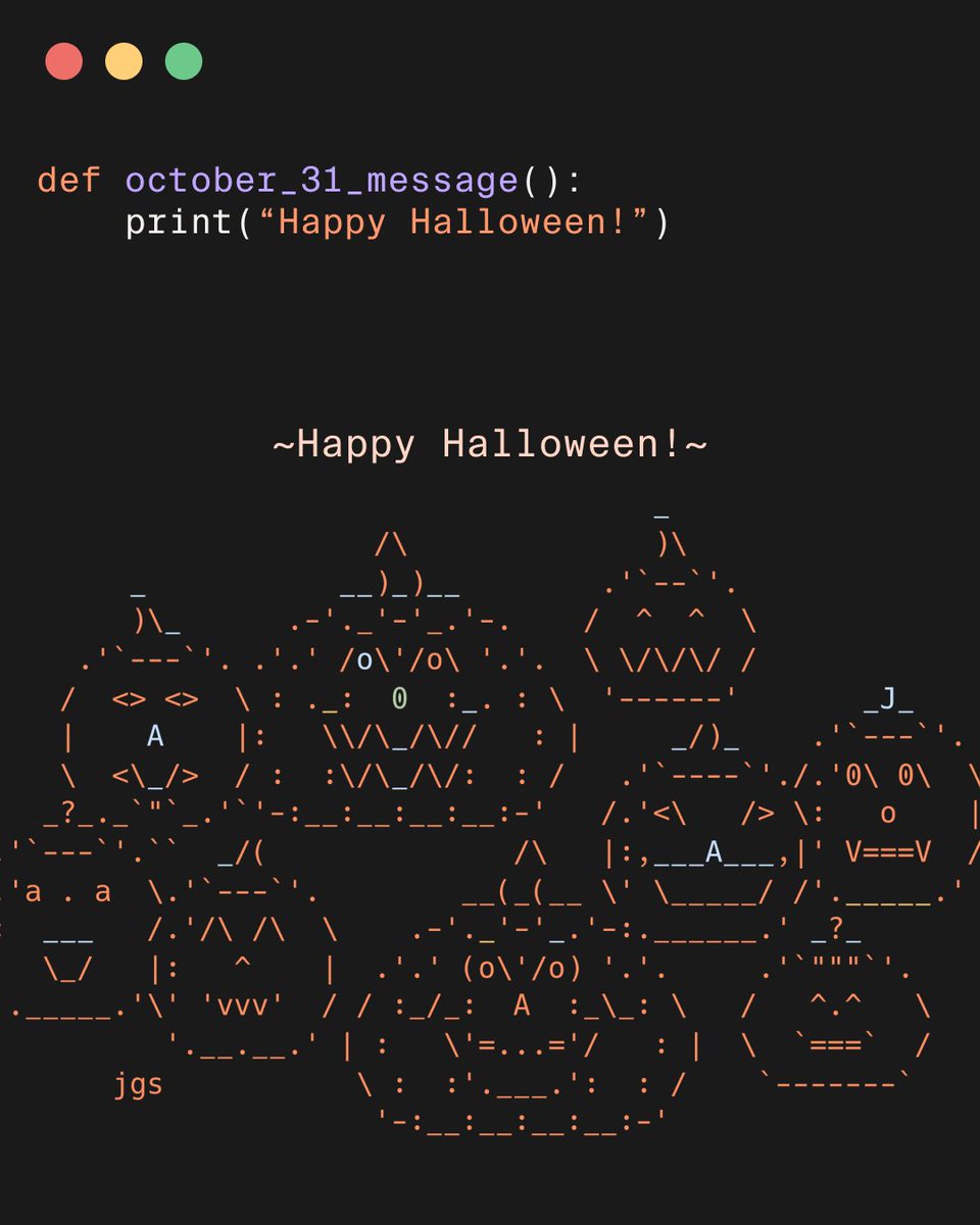 TripleTenTech's tweet image. 👻 Ghouls just wanna debug fun 🕷️💻

No tricks, just treats (and maybe a cleaner codebase 👀)


This is your sign to commit to something new. 🪄

Witch better have a plan, because even spooky bugs can be fixed.


Your dreams don’t have to stay in the recycle bin of “someday.”…