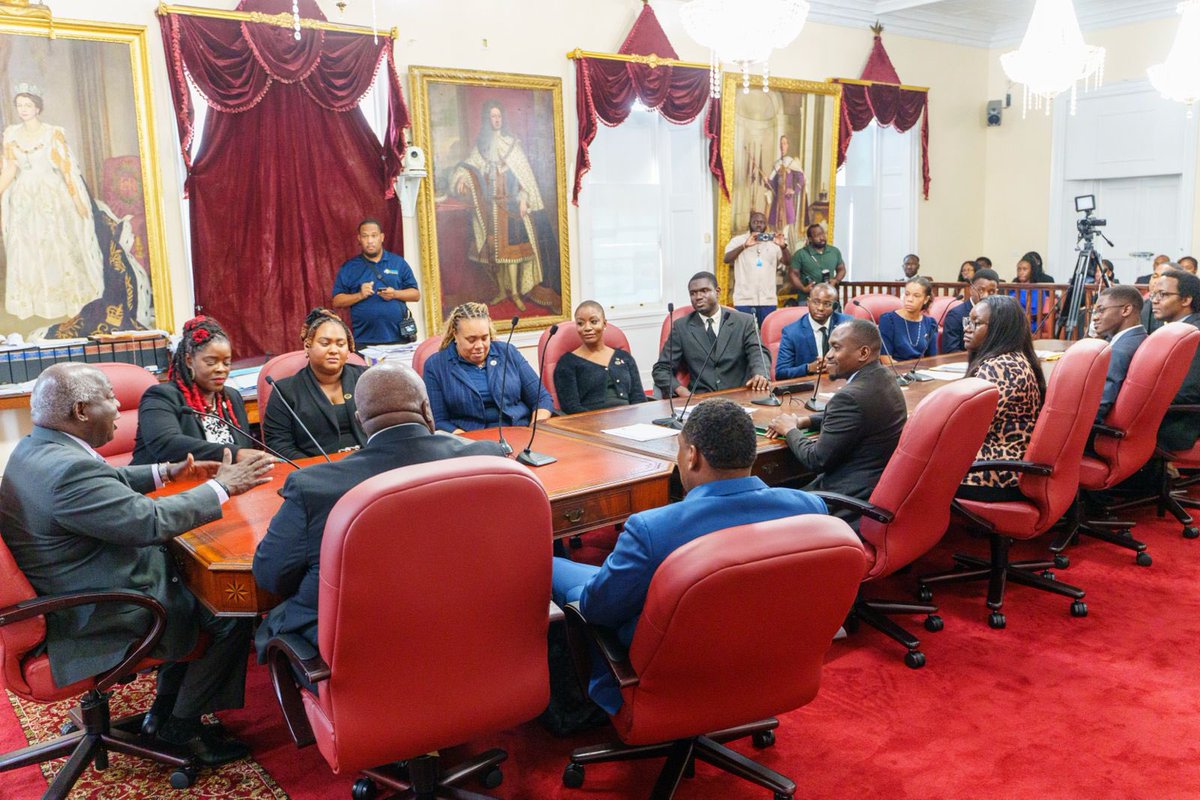 I had an inspiring sit-down with our Youth in Parliament representatives this week. When someone asked where I get my energy from, I told them the truth: I spend time with young people.

They asked thoughtful questions about the future of The Bahamas, and we talked not just about