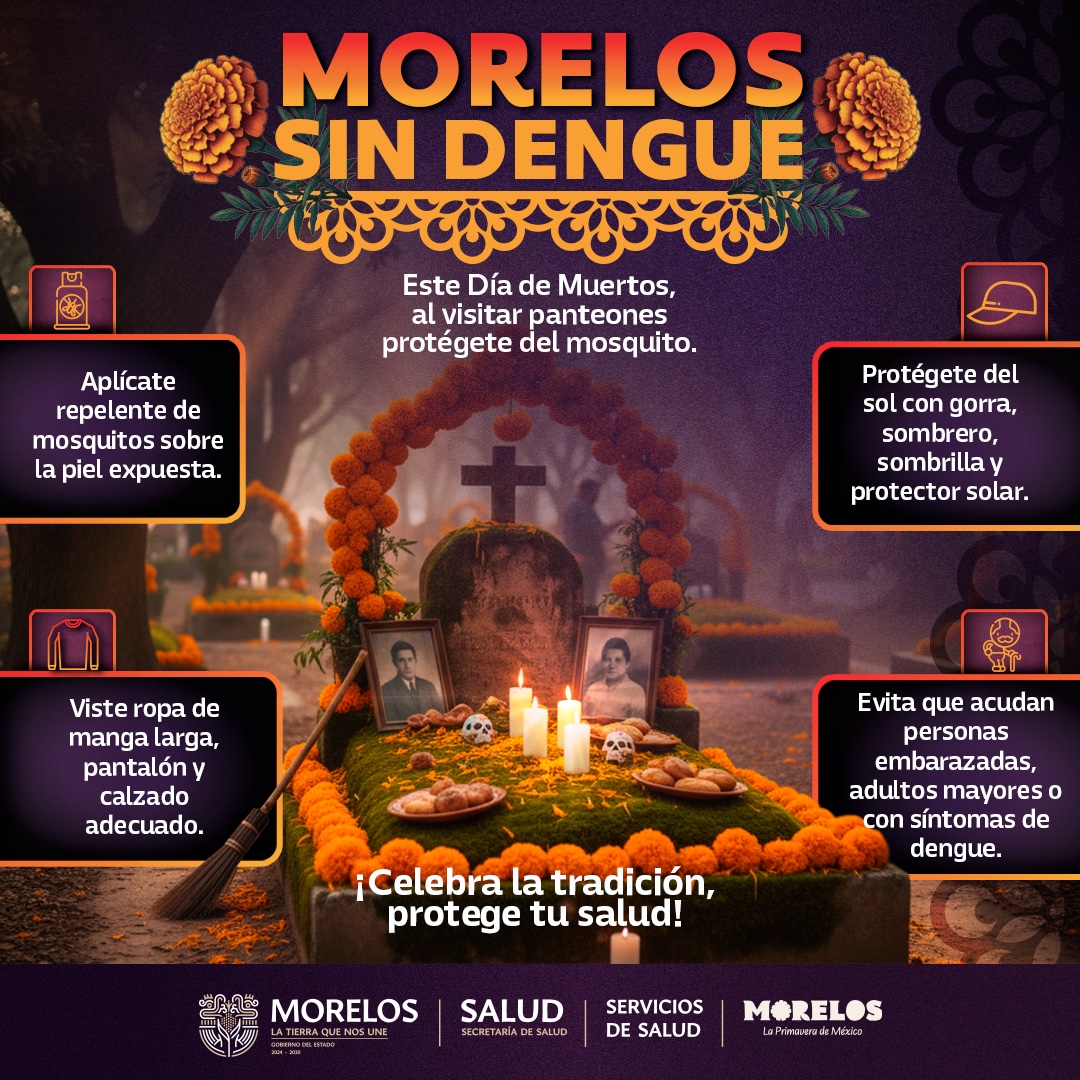 🧡 En estas fechas, recuerda, si colocas flores en casa, cambia el agua del florero todos los días para evitar criaderos de mosquitos.
#LaTierraQueNosUne