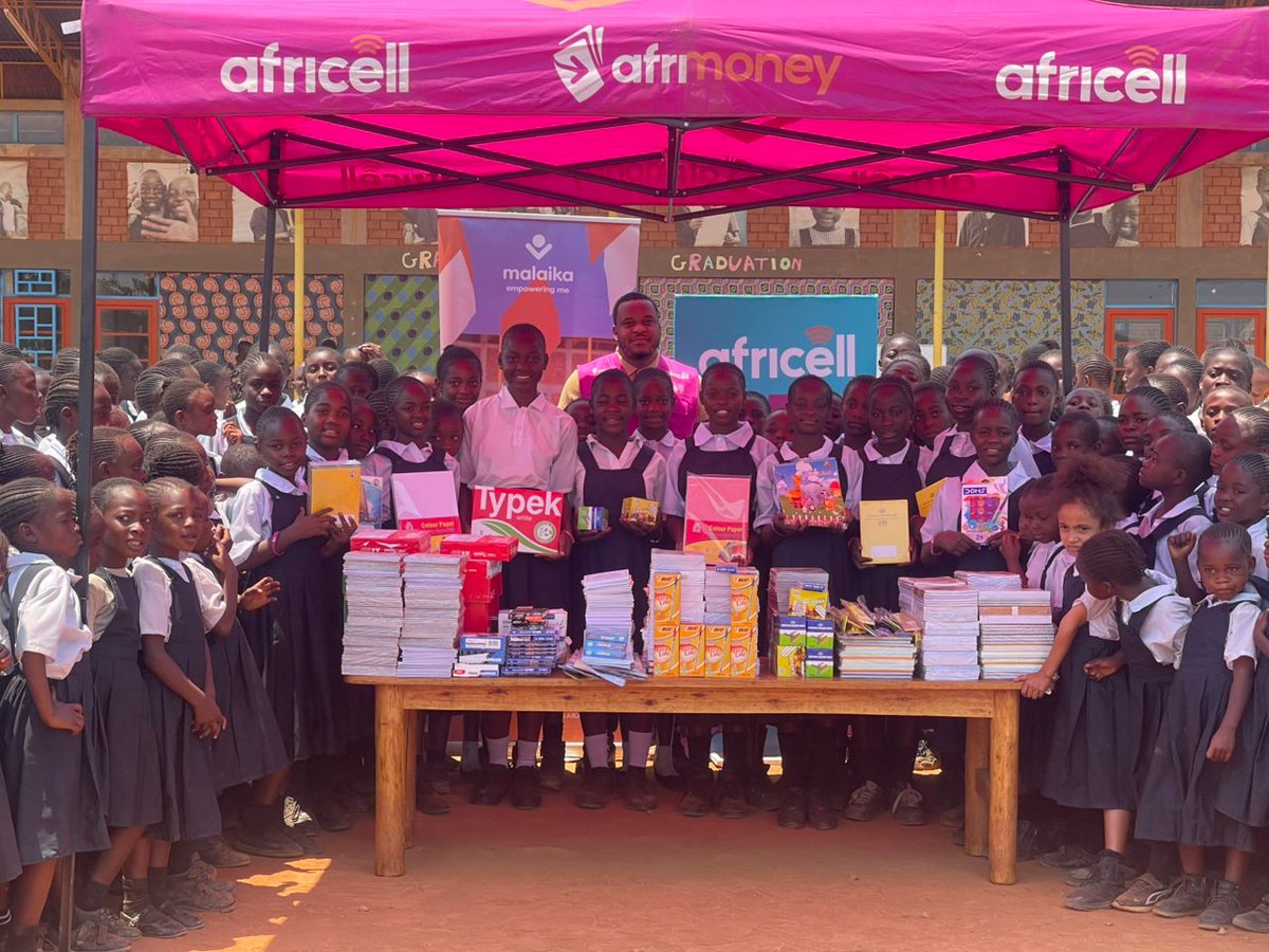 Thank you, Africel, for your continuous generosity! 💛 Your support empowers girls, uplifts our community, and inspires change!