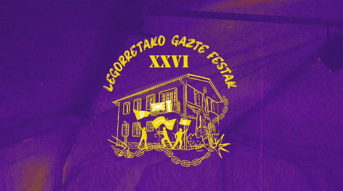 📍 Gaur emango zaie hasiera Gazte Festei.

ℹ️ labur.eus/lczzfihy

#Legorreta