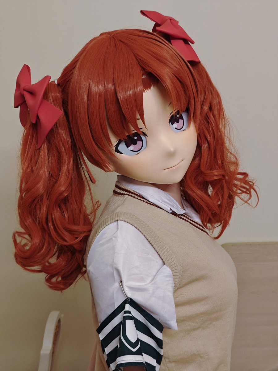 风纪委员
（说起来这是咱的第一个头壳）

#kigurumi  #白井黑子