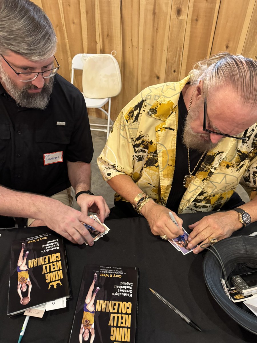 One amazing thing that DID happen today…the kindness of <a href="/JRVanHoose/">J. R. VanHoose</a> strikes again!! He. Dropped off this picture for our museum! 1 of 30 in existence, signed by the first Class of the Kentucky Basketball Hugh School Hall of Fame! Some of the signers listed below and some you’ll