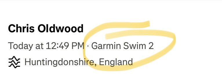 So Strava are now displaying the recording device right in the activity heading. Does that mean Strava &amp; Garmin have kissed and made up?