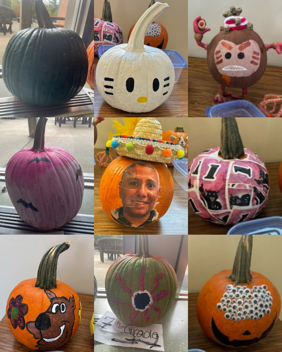 Pumpkins, pumpkins everywhere! 🎃

This spooky Friday, students and staff showed off their creativity with incredible decorated pumpkins. 

The girls are voting on Lower School faculty pumpkins, while Upper School classes submitted theirs for judging.👻