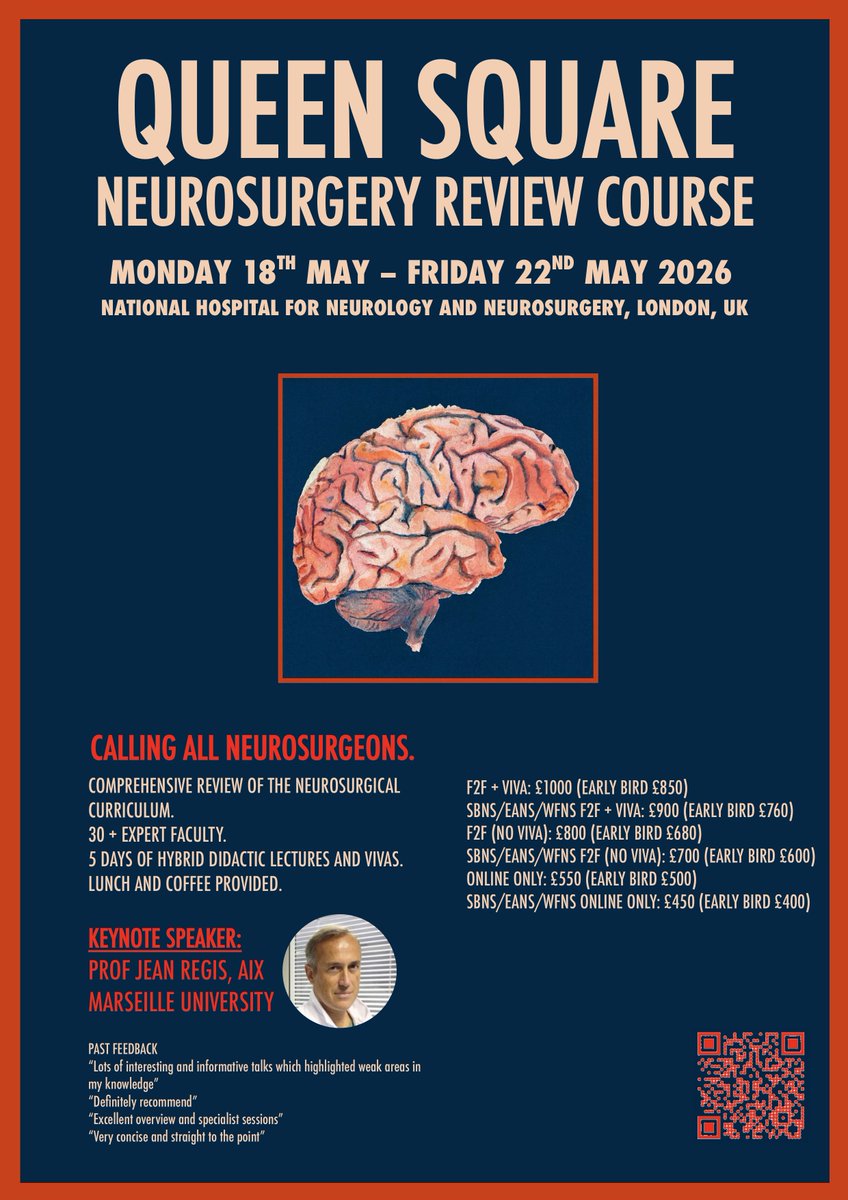 Queen Square Neurosurgery Review Course tweet media