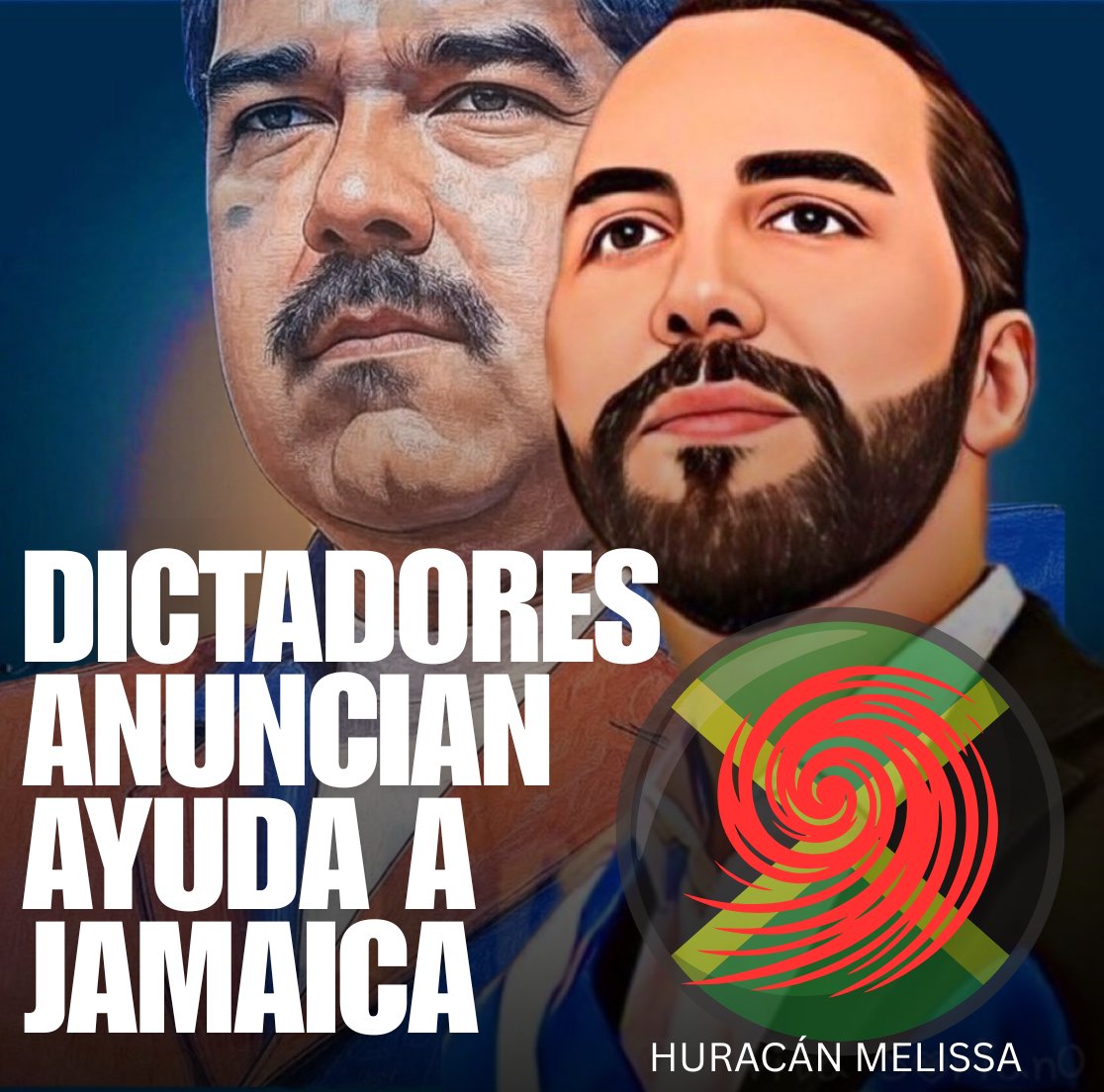 oskland10's tweet image. 🇯🇲🇸🇻🇻🇪 | 🚨🌀 HURACÁN MELISSA: #ÚLTIMAHORA. Las dictaduras de Nayib #Bukele en #ElSalvador y Nicolas Maduro en #Venezuela se apresuraron a anunciar el envío de ayuda a #Jamaica para lograr un mayor impacto propagandista.

El Gobierno de Venezuela anunció y procedió al envío de…