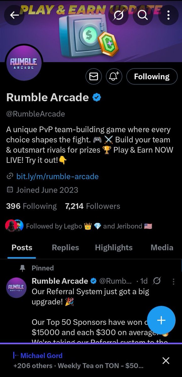 <a href="/legbo_/">Legbo 👑 💎</a> @0xweb3bond <a href="/TeaonaX/">TEAONA🦅</a> <a href="/DigItGoldGame/">Dig It Gold Game</a> <a href="/s0meone_u_know/">Viktor 🧡</a> DONE 
<a href="/jeebsonb/">Najeebullah</a> 
<a href="/mustaphaghali64/">Mustapha Ghali</a> 
<a href="/Asmau/">Asmau</a>