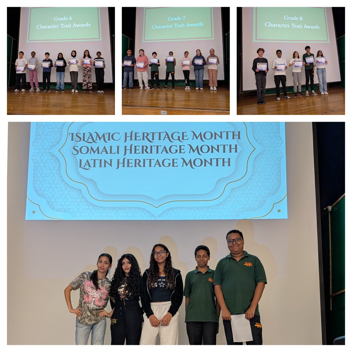 We had a wonderful assembly celebrating Islamic Heritage Month, Somali Heritage Month, and Latin American Heritage Month! Students shared thoughtful and engaging presentations, and we recognized our Responsibility award winners. Congratulations to all! <a href="/WoodbineMS/">Woodbine Middle School TDSB</a>