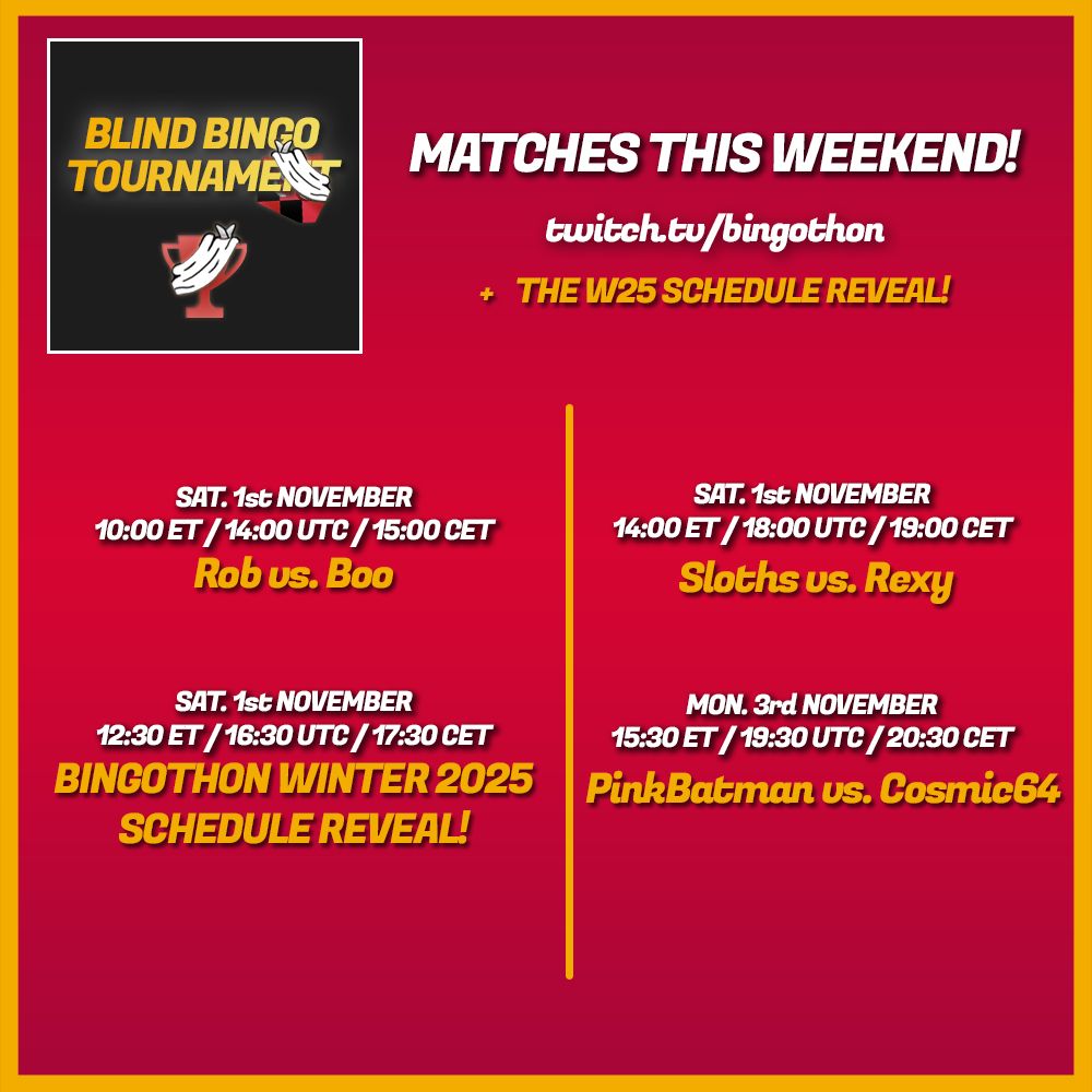 Bingothon tweet media