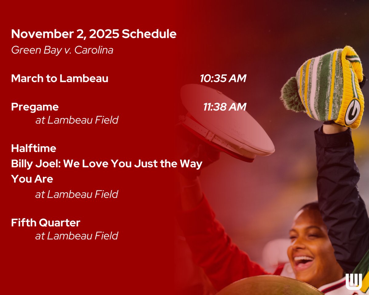 🎶 I know what I’m needing
And I don’t want to waste more time
I’m in a Green Bay state of mind 🎶
#EatARock #OnWisconsin