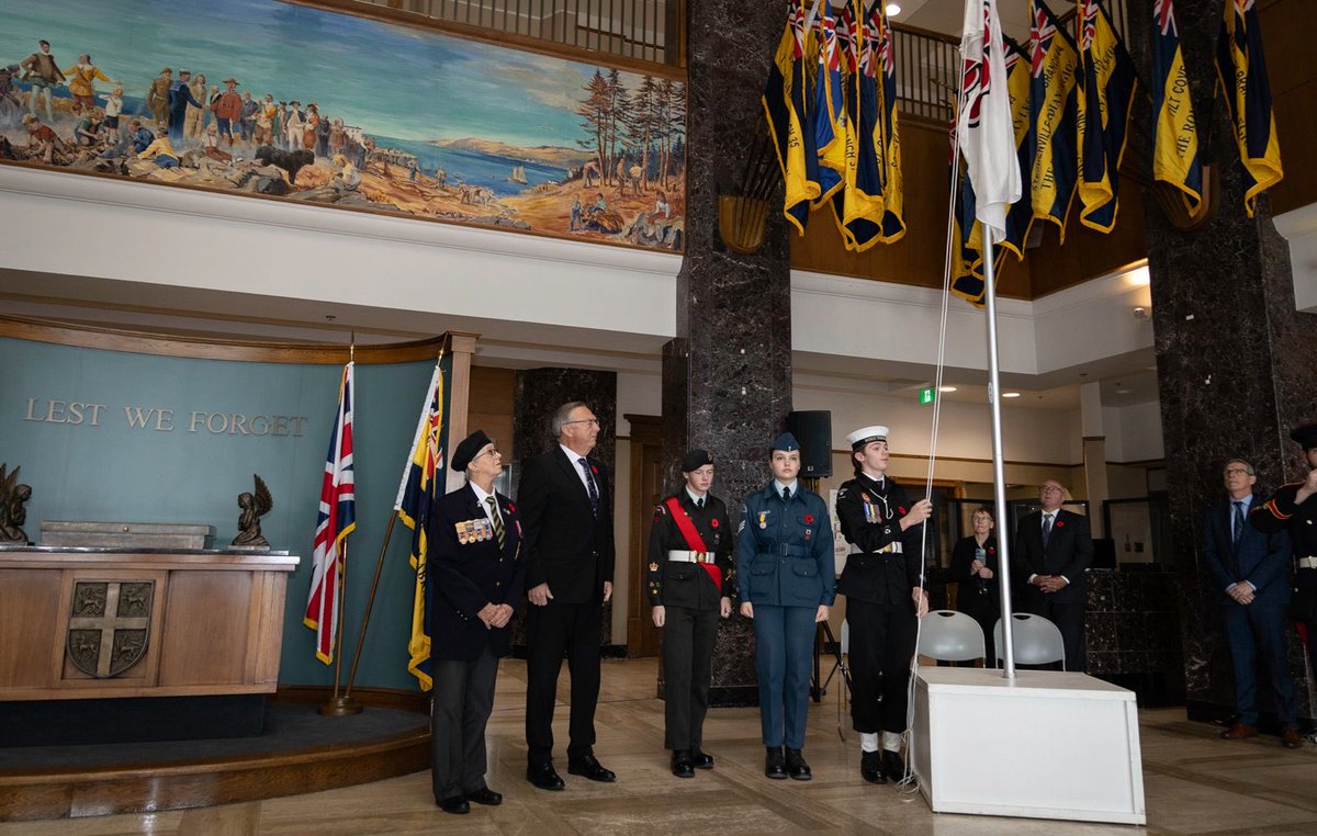 This morning, I was honoured to stand alongside some of our veterans to raise the flag and launch the 2025 Poppy Campaign.

The poppy is a symbol of remembrance, a way to show our gratitude to those who served and sacrificed for our freedom.

I encourage everyone across