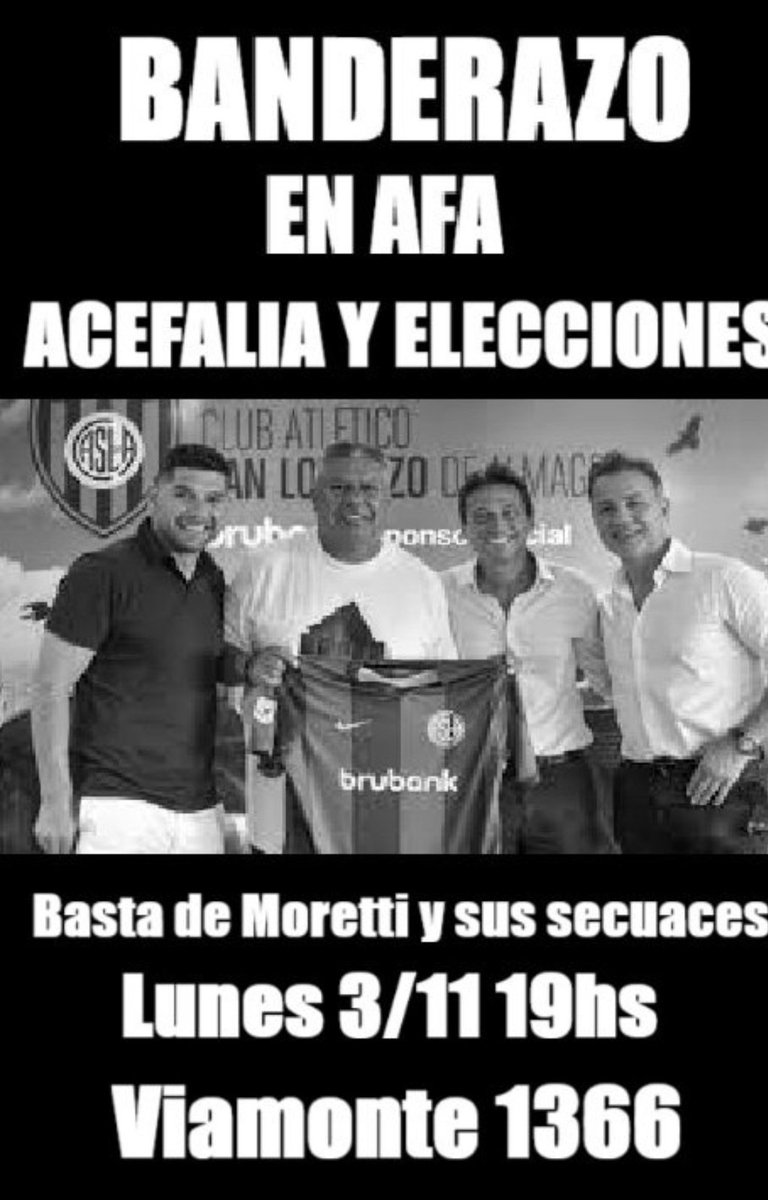 Barras_LATAM's tweet image. 🇦🇷 Los hinchas de San Lorenzo se están autoconvocando para una marcha a la AFA este Lunes 3 de Noviembre a las 19 hs.